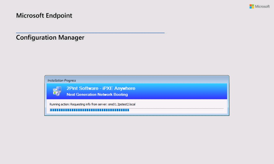 Microsoft Endpoint Configuratoin Manager and iPXE Anywhere